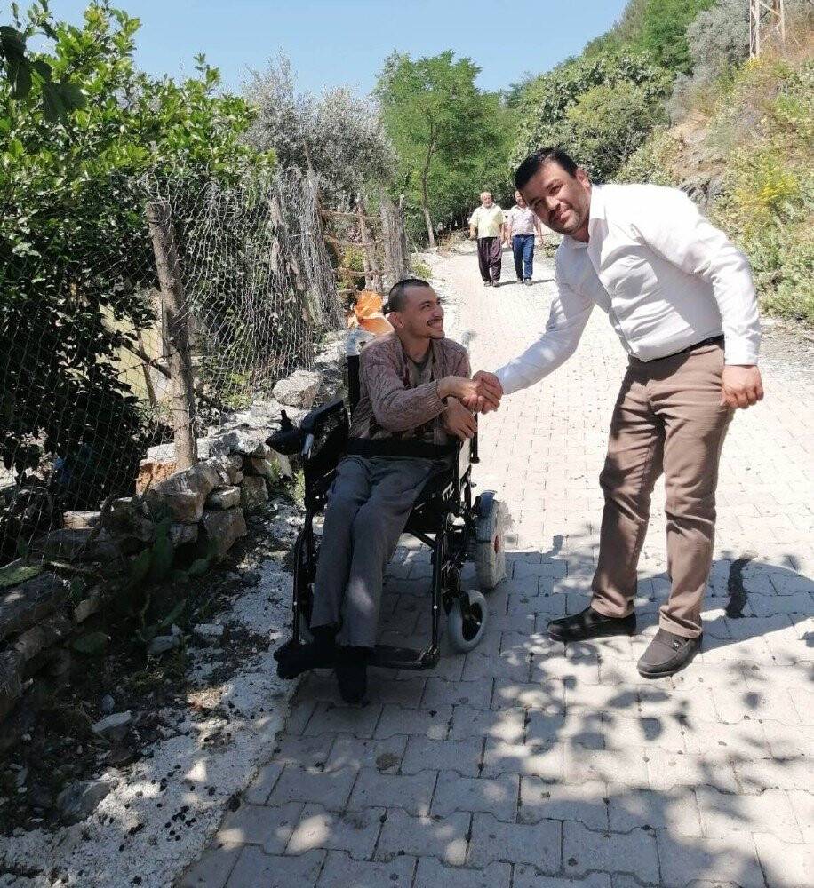 Yürüme engelli Ali’nin hayali gerçek oldu