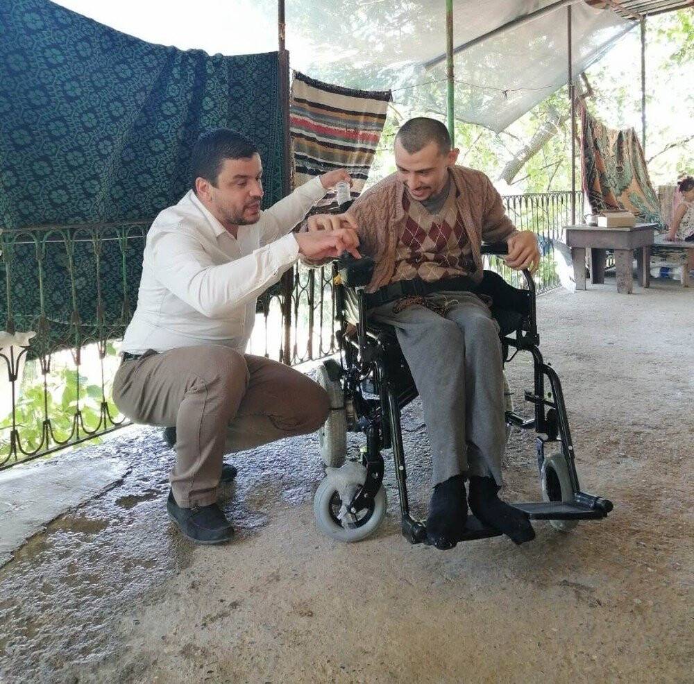 Yürüme engelli Ali’nin hayali gerçek oldu