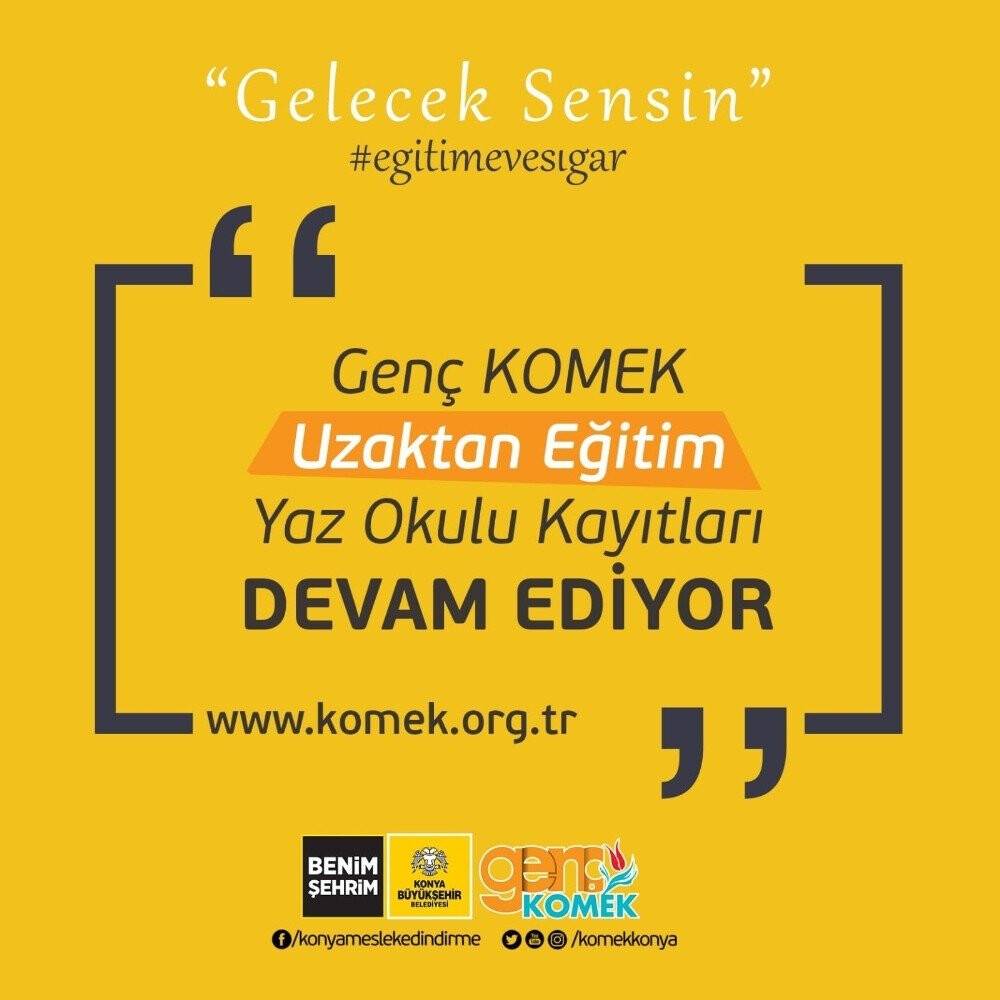 Genç KOMEK Yaz Okulu sürpriz hediyelerle çocukları bekliyor