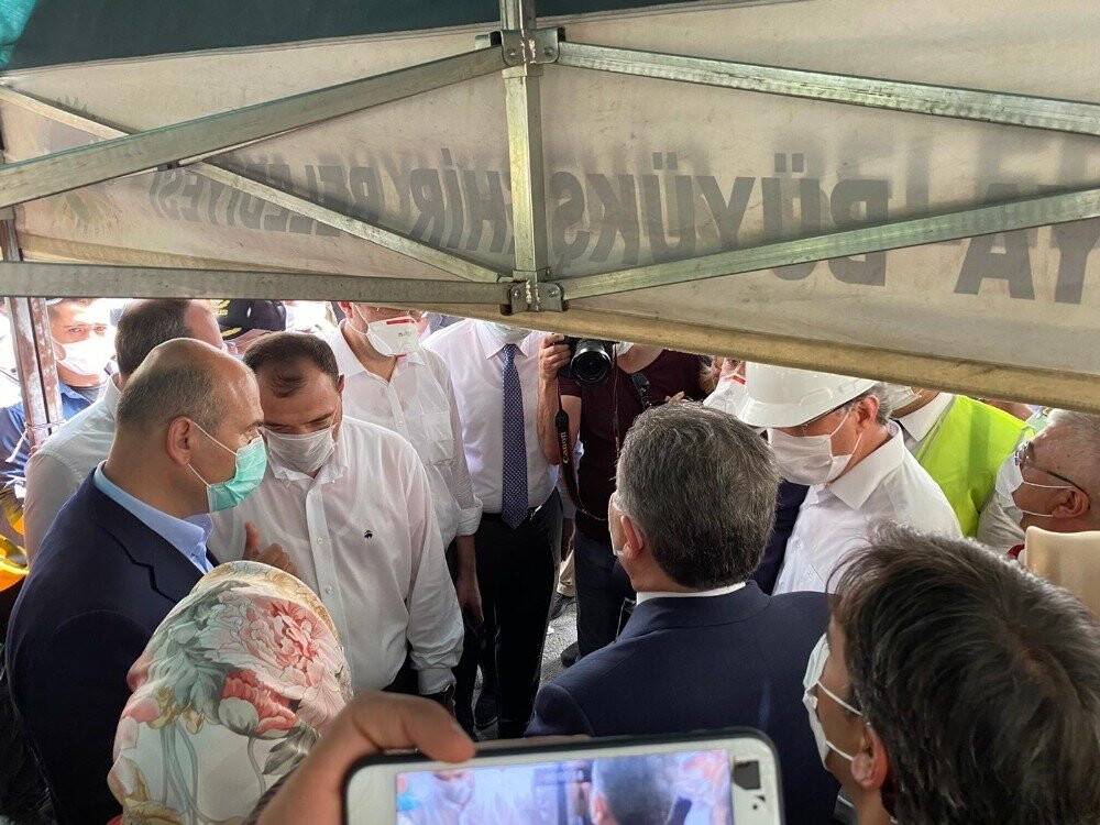 İçişleri Bakanı Soylu ve Sağlık Bakanı Koca olay yerinde