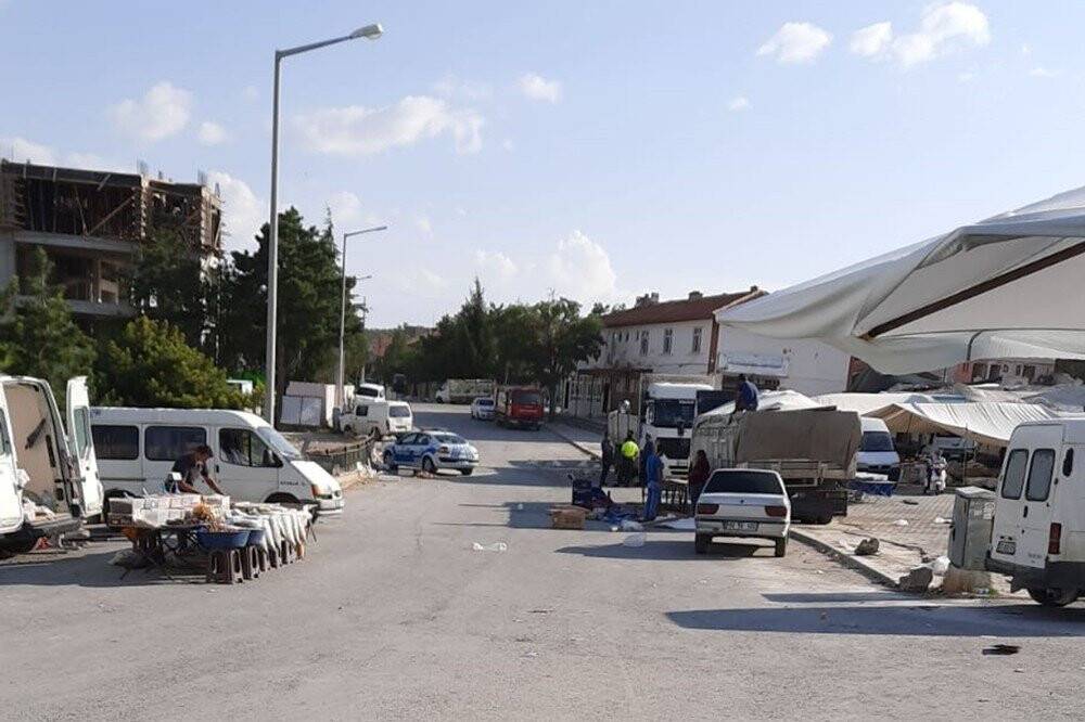 Konya’da pazar yerinde bıçaklı kavga
