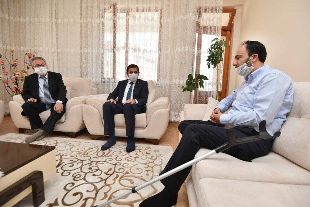 Başkan Kılca ve Kaymakam Parlar’dan 15 Temmuz gazilerine ziyaret