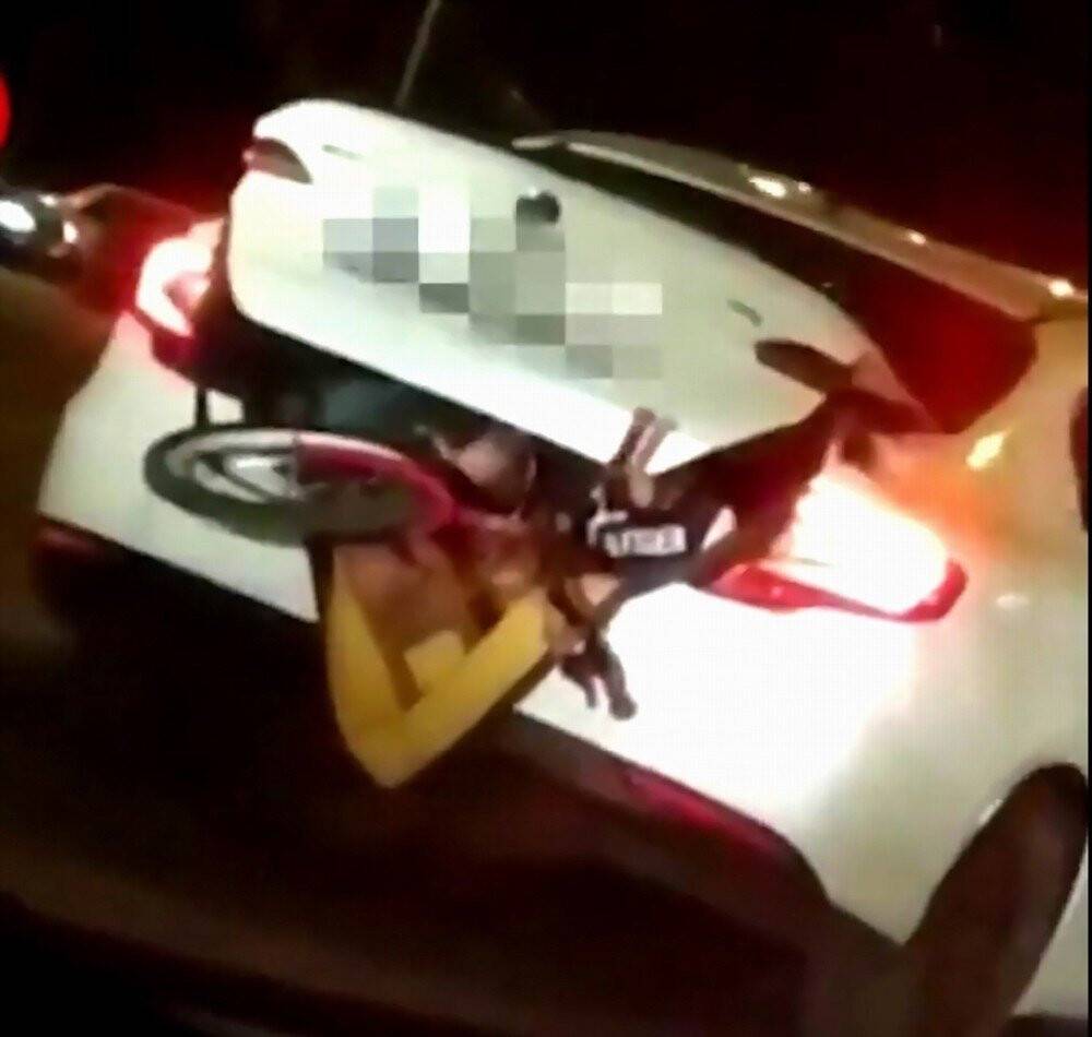 Konya trafiğinde şok görüntüler! Sürücü yakalanarak ceza verildi