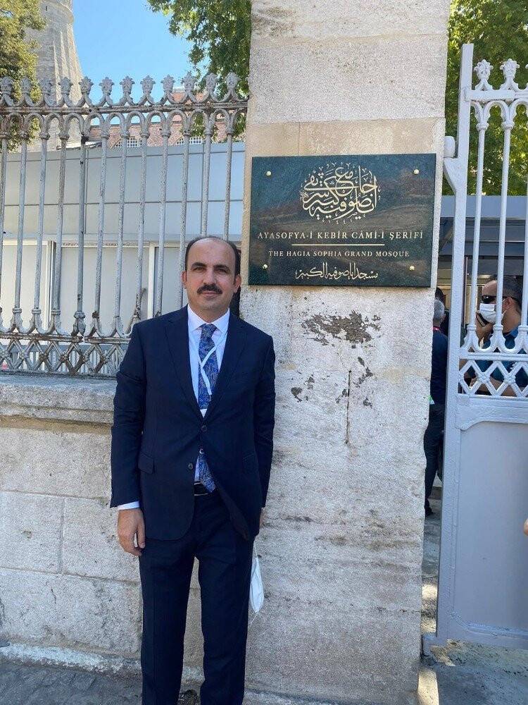 Konya Büyükşehir Belediye Başkanı Altay Ayasofya'da