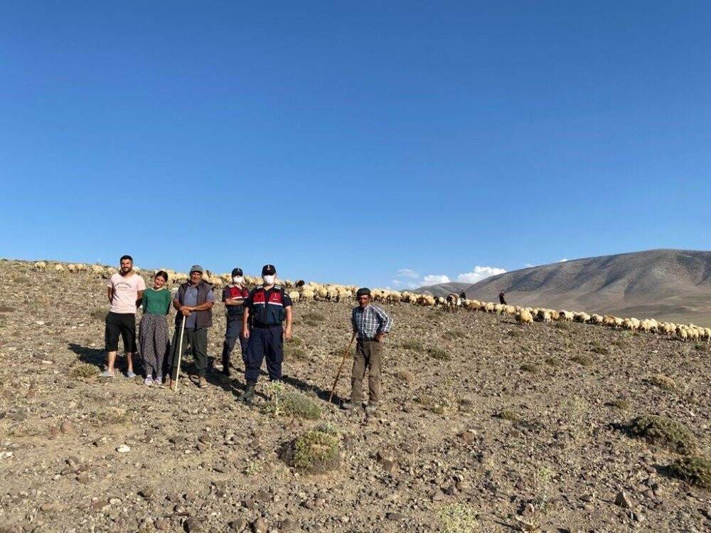 Konya'da kaybolan koyunlar droneyle bulundu