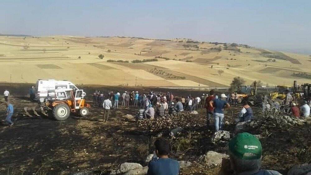 Konya'daki çiftçi traktörünü yangından kurtarmak isterken feci şekilde can verdi