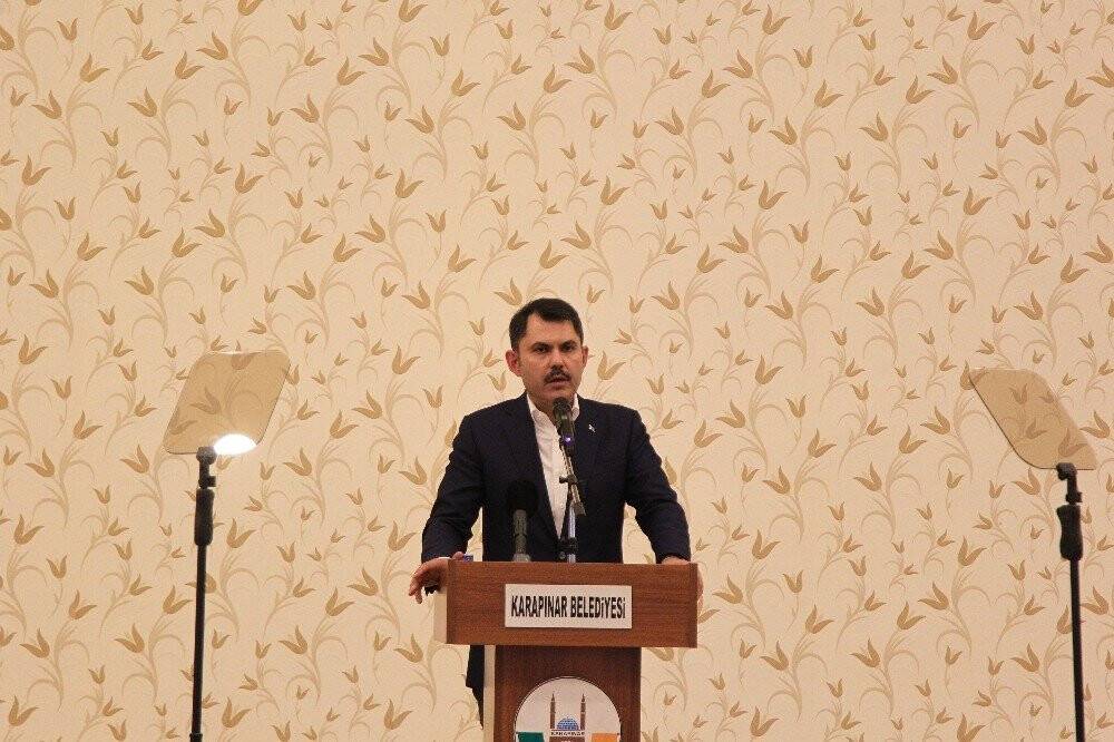 Bakan Kurum: Su kaynaklarımız kuruma tehlikesiyle karşı karşıya