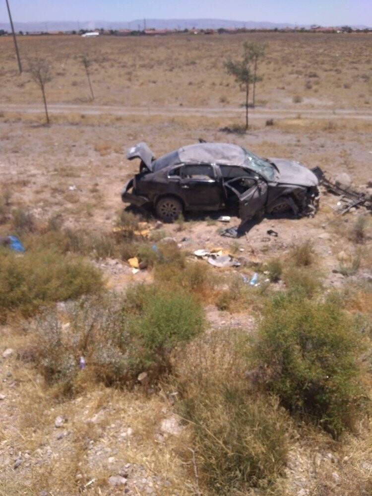 Konya-Adana karayolu'nda otomobil şarampole uçtu:5 yaralı