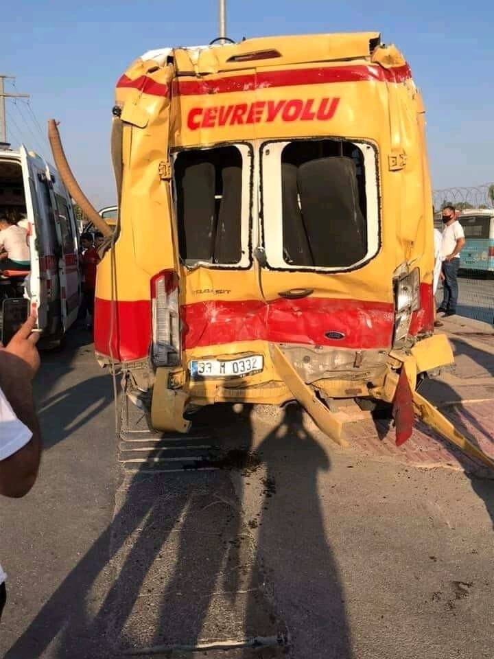 Mersin’de zincirleme kaza: 6 yaralı