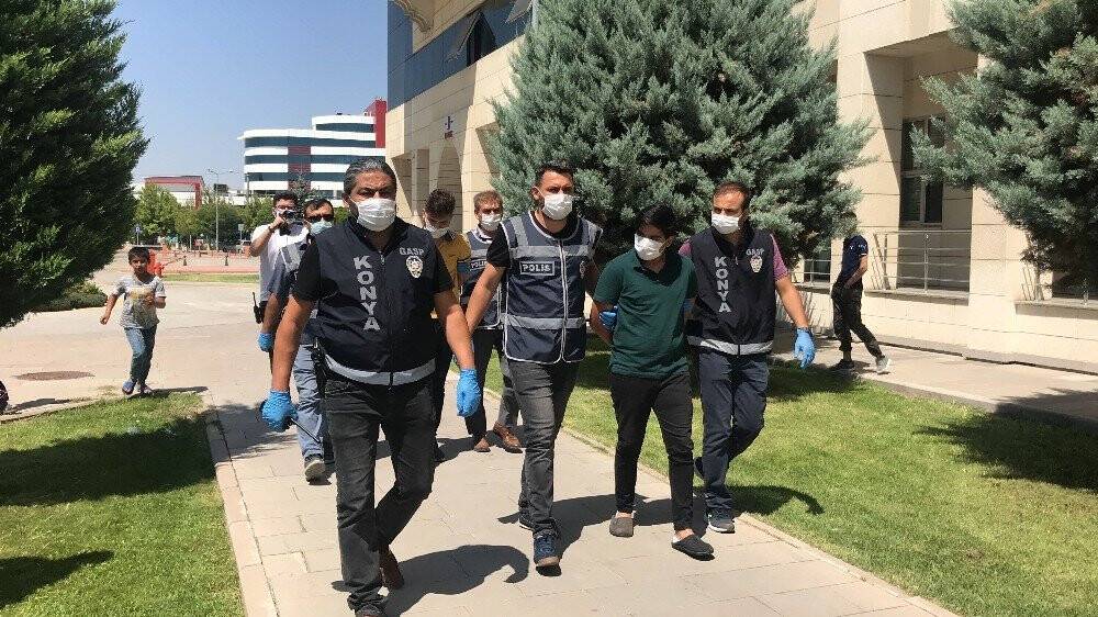 Konya’daki kuyumcu soygununun şüphelileri adliyeye sevk edildi