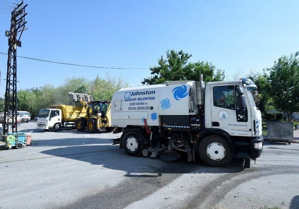 Karatay'da sanayi sitelerinde temizlik seferberliği