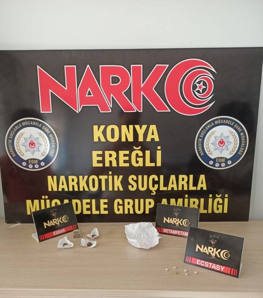 Konya’da uyuşturucu operasyonu: 1 tutuklama