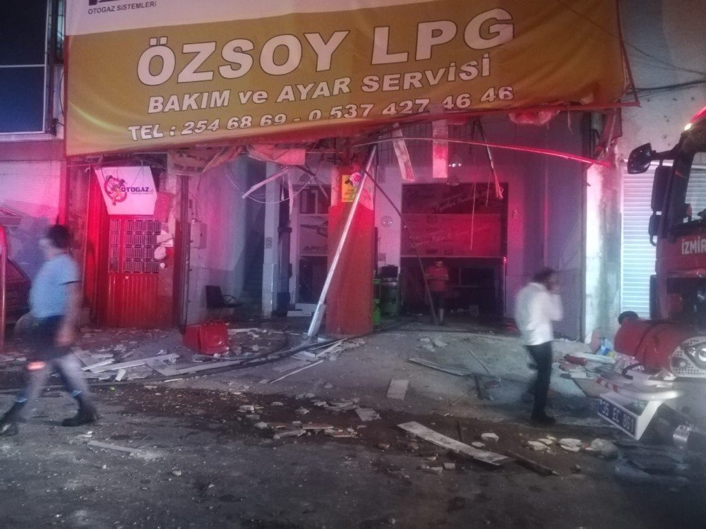 LPG bakım servisinde patlama: 2 işçi ağır yaralandı