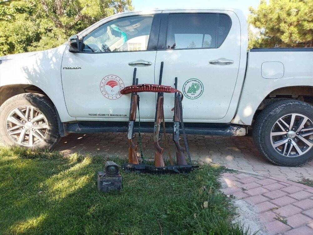 Konya'da kaçak avlanmaya 9 bin 605 lira ceza