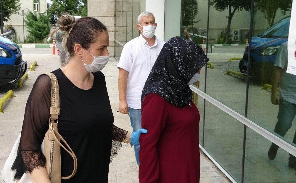 Eltisini bıçakla ağır yaralayan kadın adliyeye sevk edildi