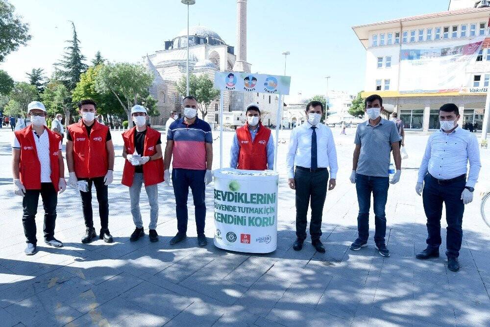 Başkan Kılca'dan maskeli bilgilendirme