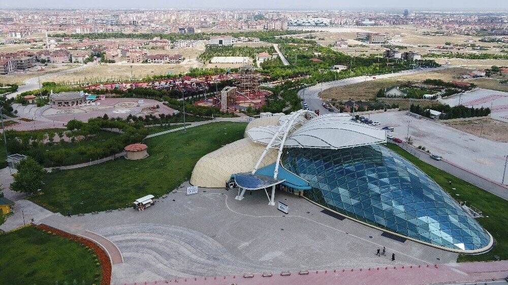 Dünyanın en büyük kelebeği 'Atlas' Konya Tropikal Kelebek Bahçesi’nde
