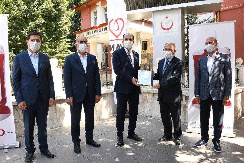 Konya’da başkanlar plazma bağışına dikkat çekti