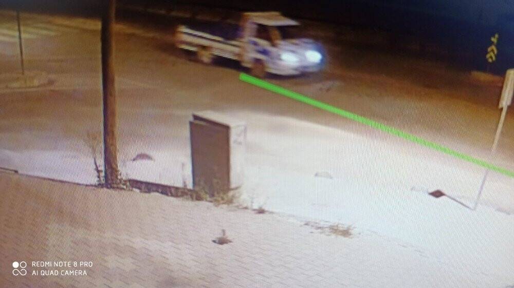 Konya'daki boru hırsızları kamera görüntülerinden yakalandı