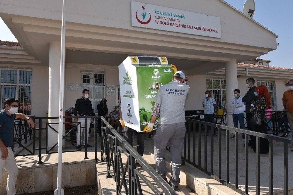 Karatay Belediyesi'nden yeni proje! Atık ilaçlar artık karışmayacak