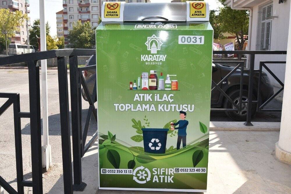 Karatay Belediyesi'nden yeni proje! Atık ilaçlar artık karışmayacak