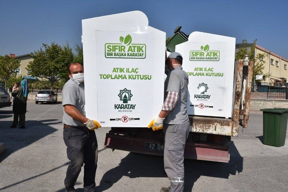 Karatay Belediyesi'nden yeni proje! Atık ilaçlar artık karışmayacak