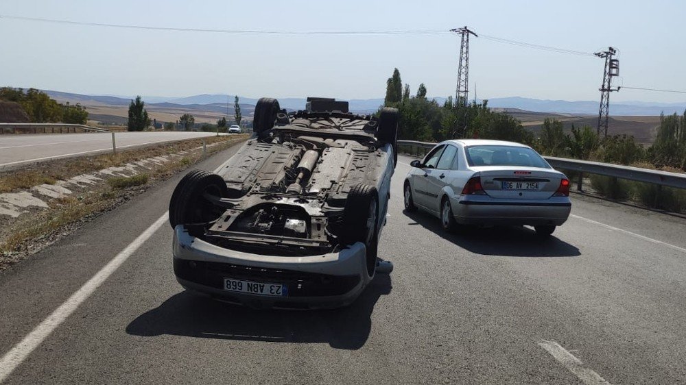 81 metre sürüklendi, ters devrildi: 1 ağır yaralı