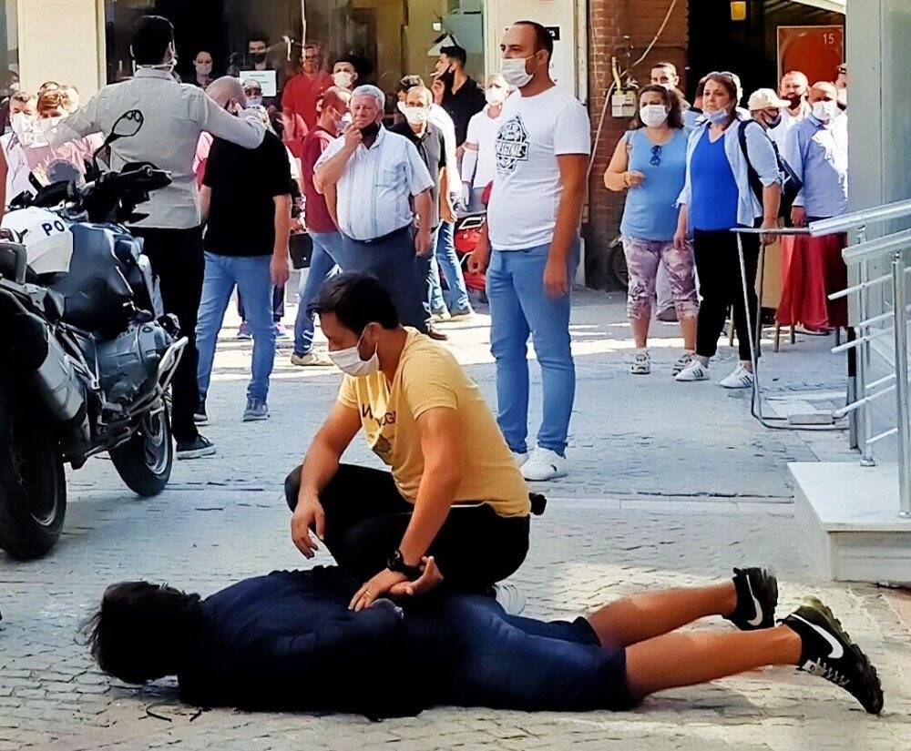 Polise saldıran şahıslara para cezası