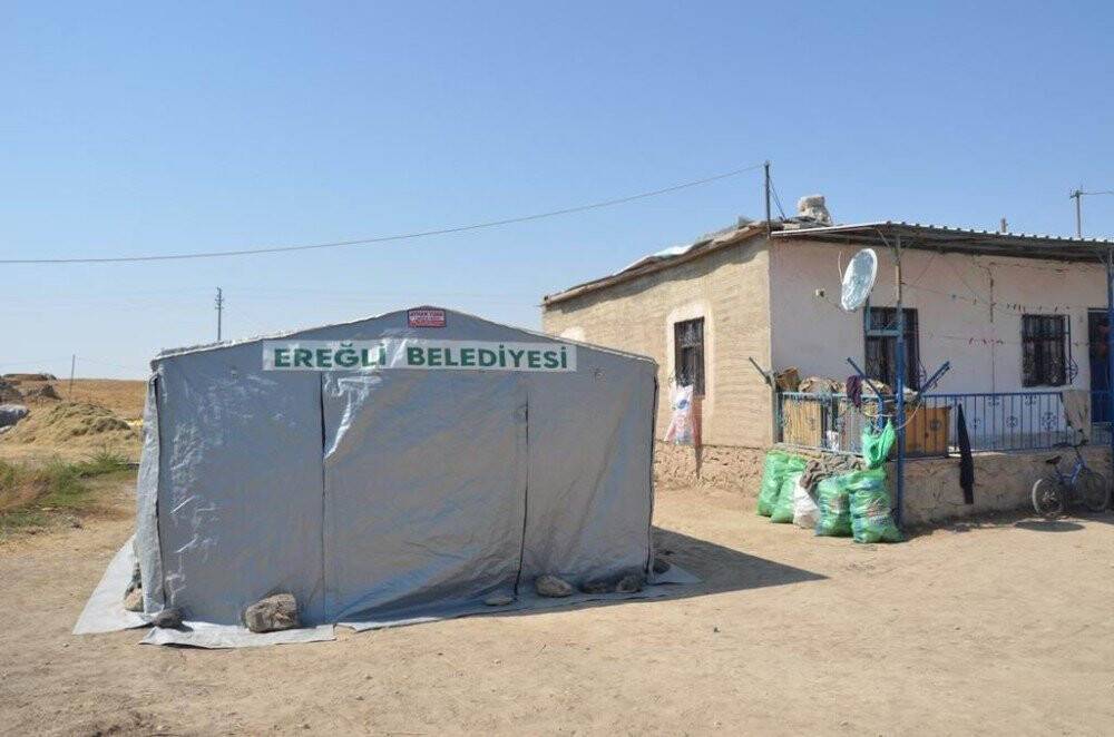 Ereğli Belediyesinden depremzedelere yardım
