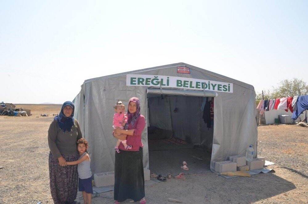 Ereğli Belediyesinden depremzedelere yardım