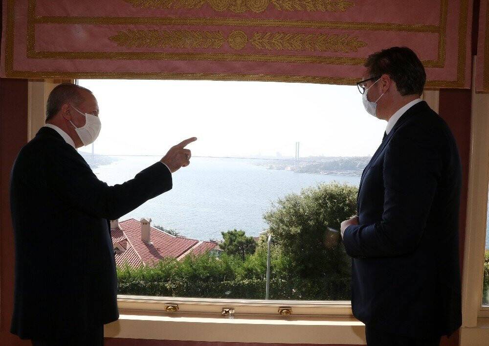 Cumhurbaşkanı Erdoğan, Sırbistan Cumhurbaşkanı ile görüştü