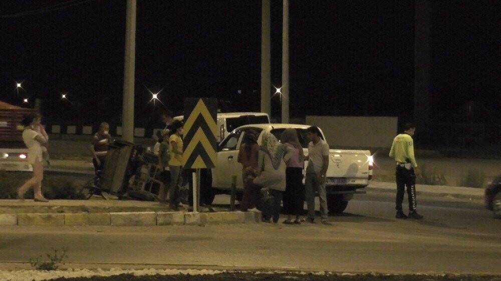 Konya'da trafik kazası: 2 yaralı