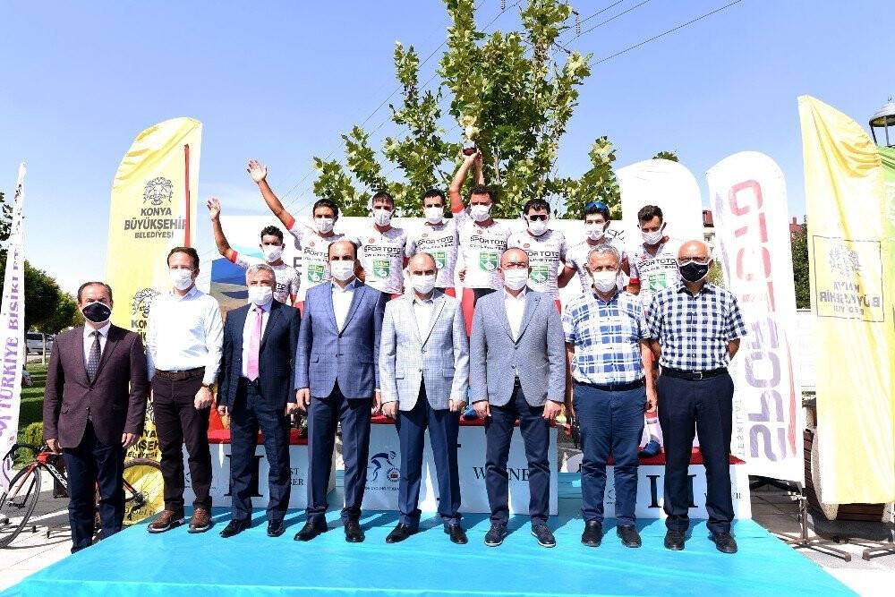 Konya'daki Uluslararası Mevlana Bisiklet Turu tamamlandı