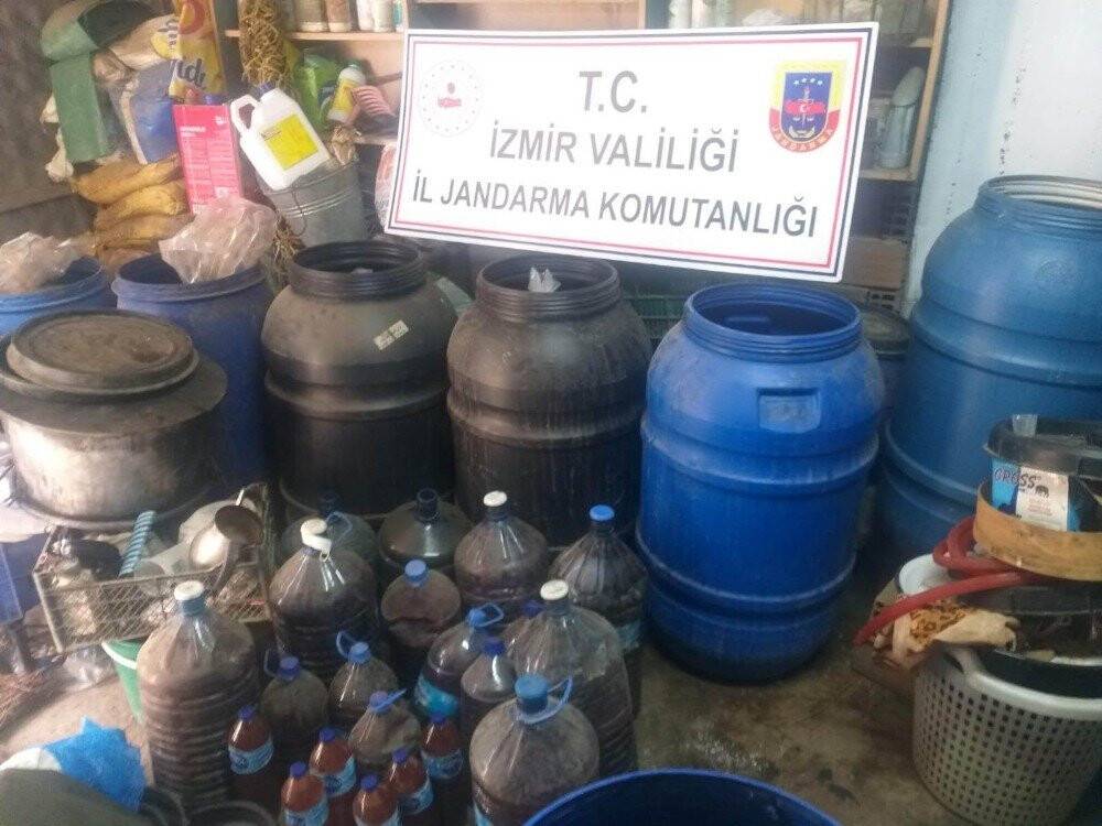 İzmir’de kaçak içki operasyonu