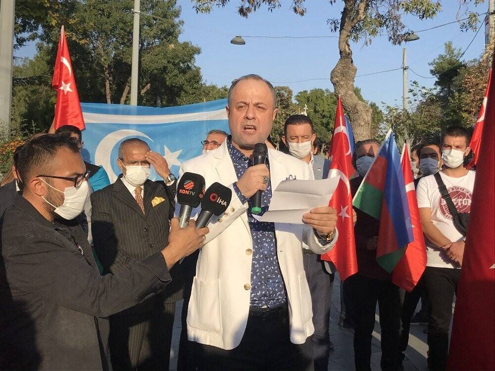 Konya’daki Azerbaycan Türklerinden ülkelerine destek