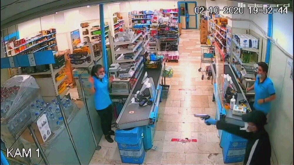Silahlı market soyguncusu yakalandı
