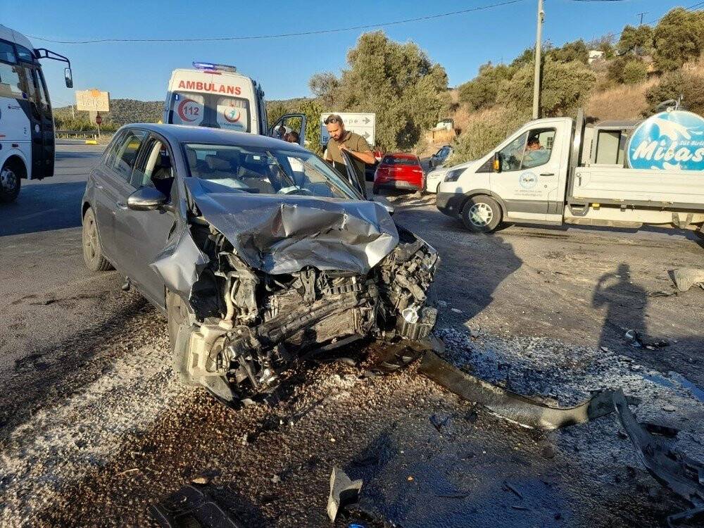 Milas-Bodrum karayolunda kaza: 1 yaralı