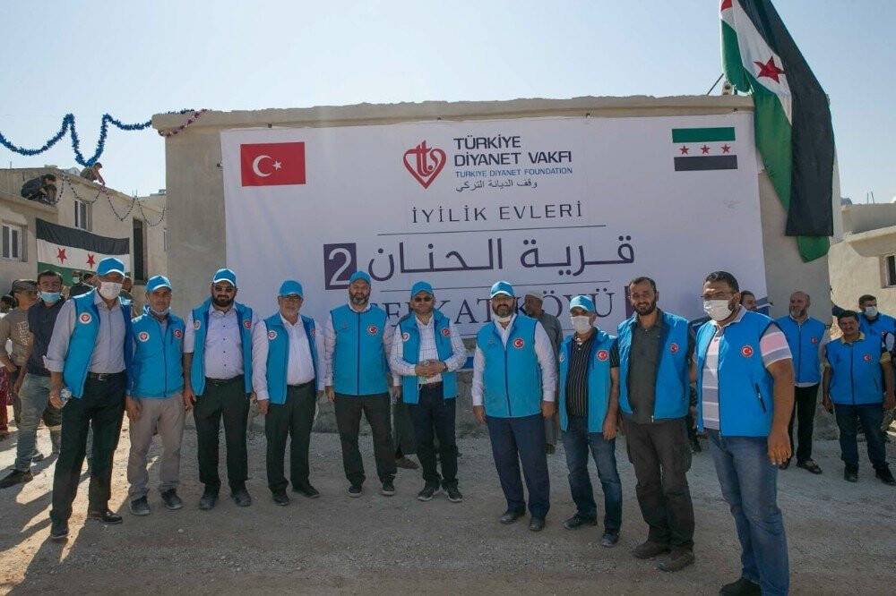 Diyanet Vakfından Suriyeli mağdurlara 'İyilik Konutu'