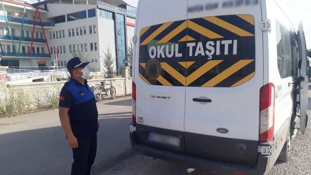 Konya Ereğli’de öğrenci servislerine denetim