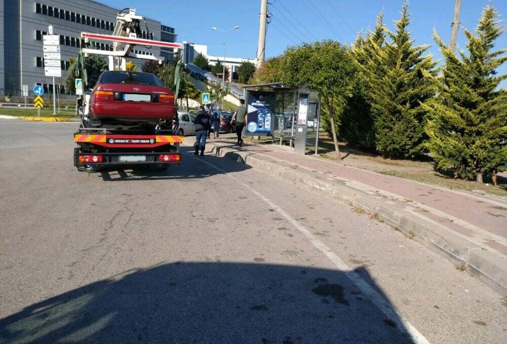 Hatalı park eden araçlara ceza
