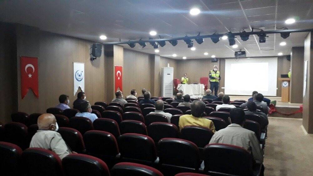 Konya'da servis şoförlerine eğitim