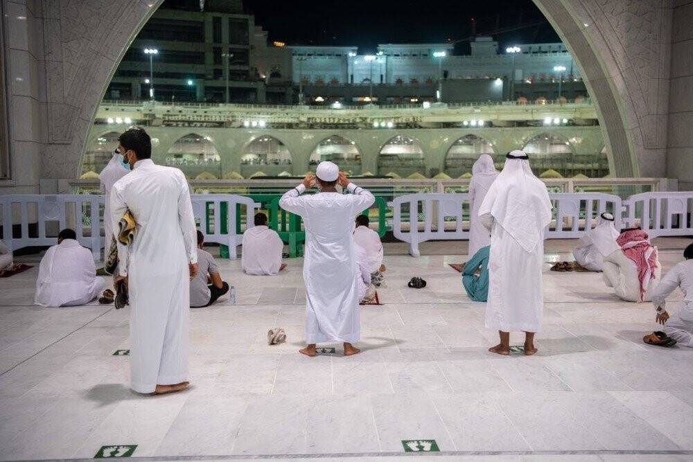Kâbe’de 7 ay sonra cemaatle ilk namaz kılındı