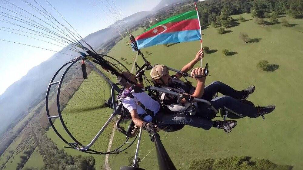 Azerbaycan’a gökyüzünde destek
