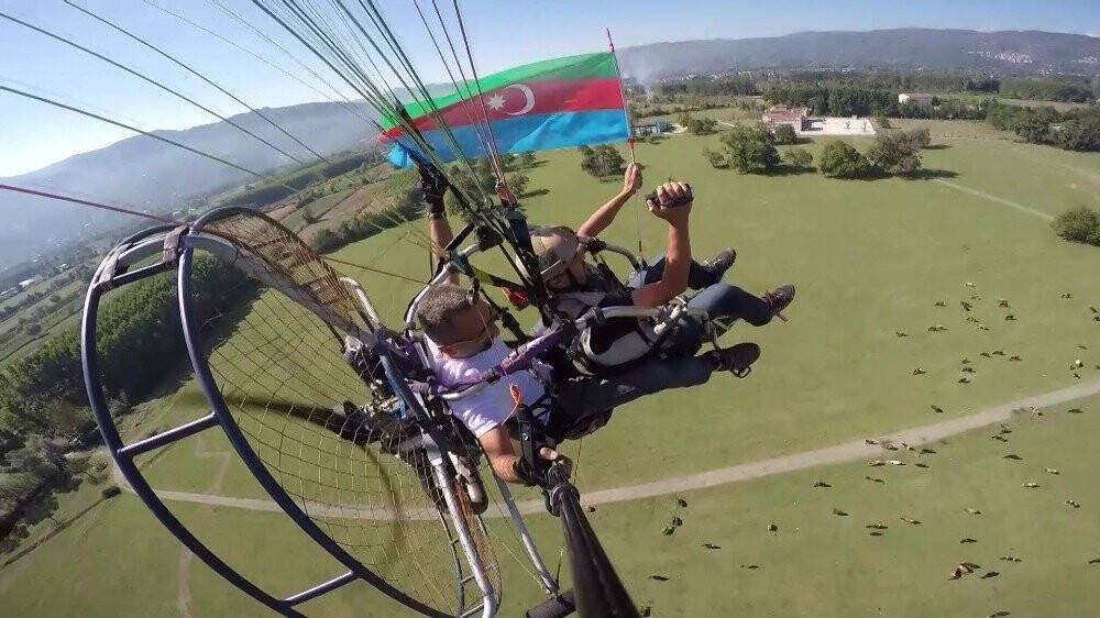Azerbaycan’a gökyüzünde destek