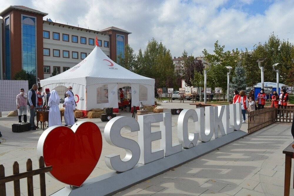 Selçuklu Belediyesi'nden Çanakkale temalı kan bağışı