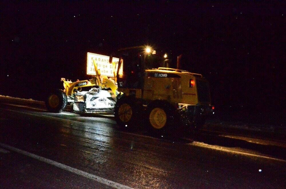 Alacabel’e yılın ilk karı yağdı