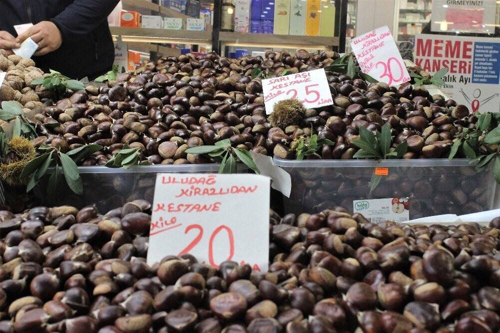 Kebaplık kestane fiyatı altınla yarışmaya başladı