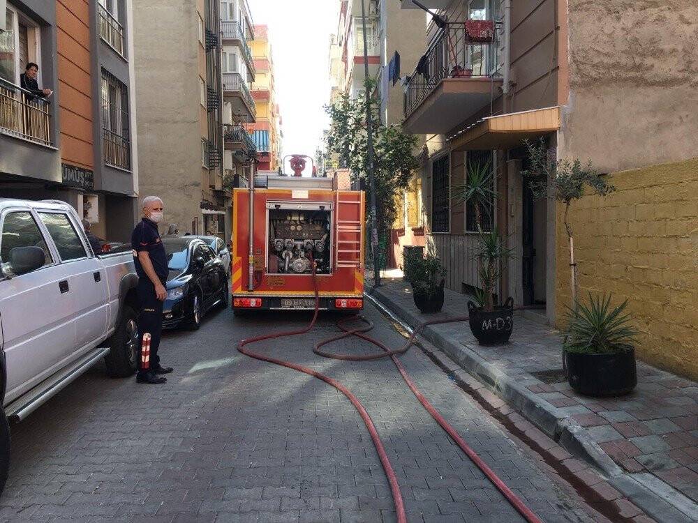 Lokma dökerken apartmanı yakıyordu