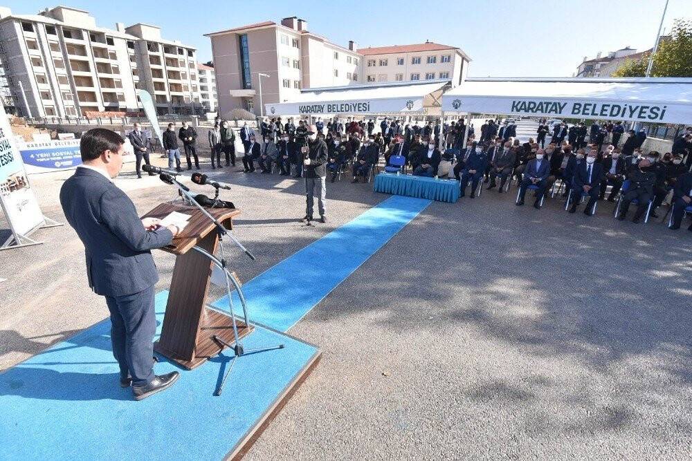 Konya Karatay’da 14,5 milyon liraya mal olacak yatırımların temeli  atıldı