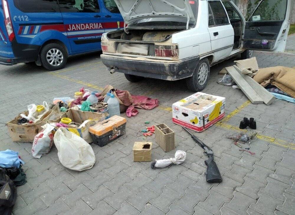 Konya'da otomobille şahin avına 13 bin 692 lira ceza